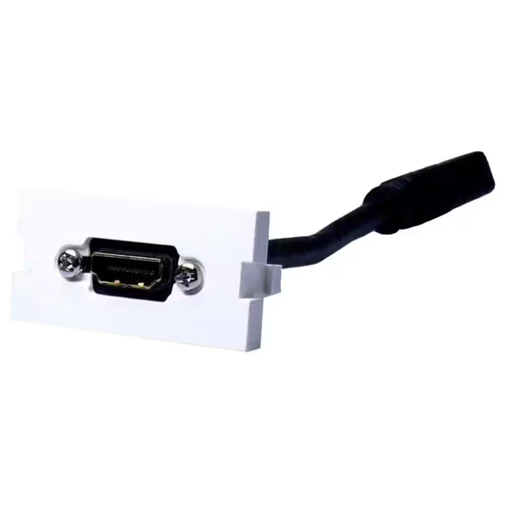 Unimedia Module with HDMI F/F Feed-Through Coupler Pigtail