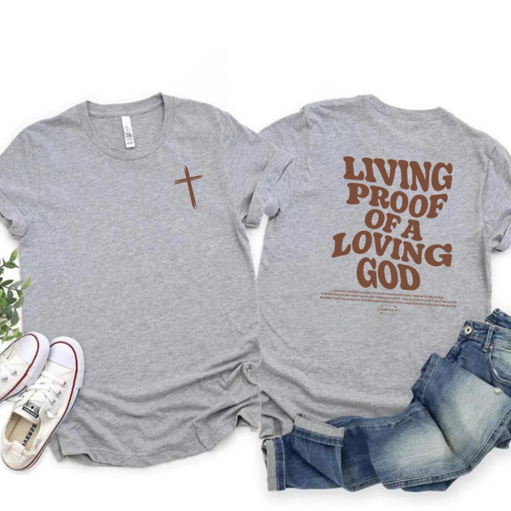 Aesthetic Christian T-Shirt Christian Apparel Brown Jesus Tshirt Trendy Streetwear Clothing Bible Verse Shirts Christian Gift