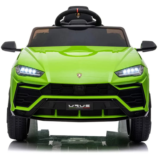 Lamborghini Urus 12V Electric Powered Ride on Car Toys for Girls Boys, Yellow Kids Electric Vehicles Ride on Toys with Remote Control, Foot Pedal, MP3 Player and LED Headlights, CL61