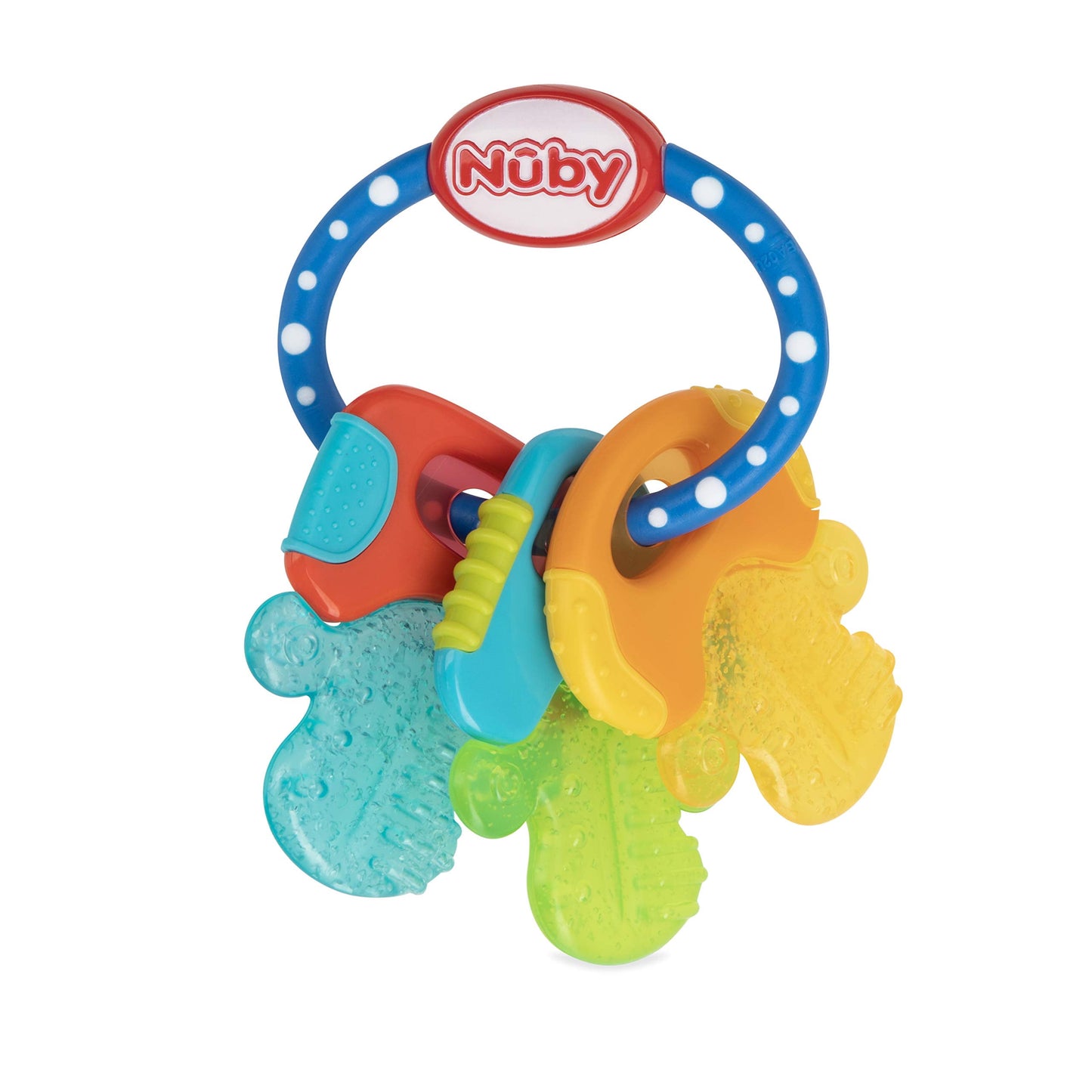 Icybite Textured and Soothing Teether for Baby, Multicolor Keys