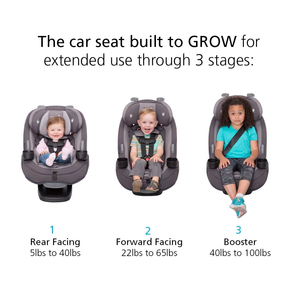 Grow and Go All-In-One Convertible Car Seat, Dunes Edge,