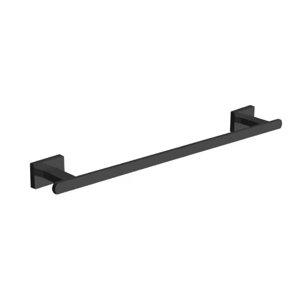 General Hotel 17.8 In. Wall Mounted Towel Bar in Black