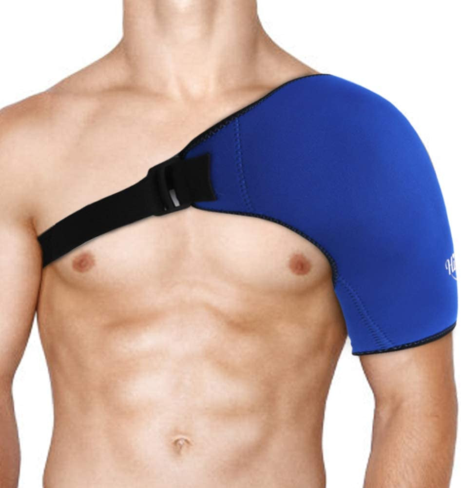 Shoulder Ice Pack Wrap, Rotating Cuff Cold Therapy, Reusable Ice Pack Hot and Cold Shoulder Brace for Tendonitis, Shoulder Pain Relief, Post-Operative Shoulder Recovery